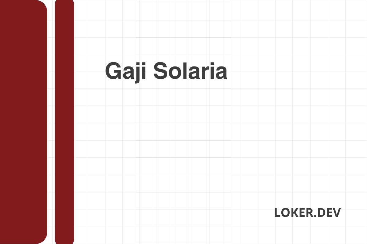 Gaji Solaria