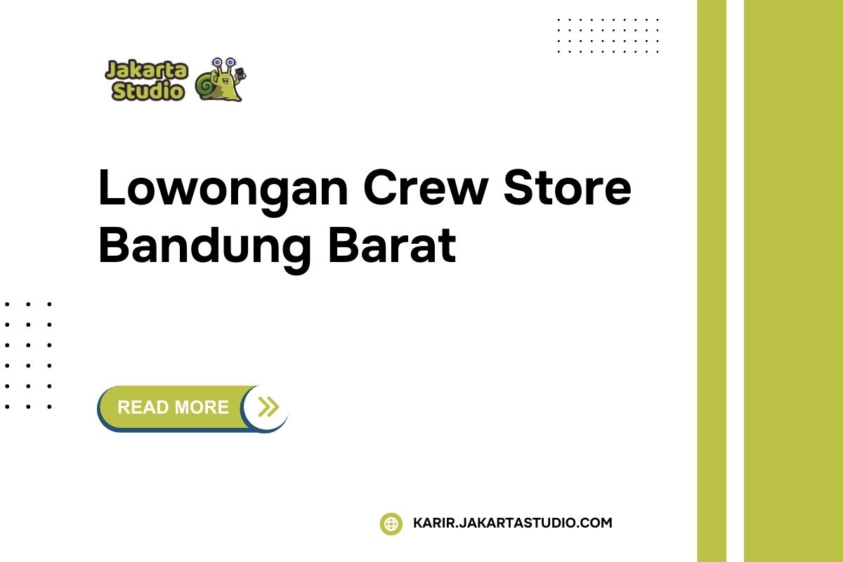 Lowongan Crew Store Alfamart Bandung Barat