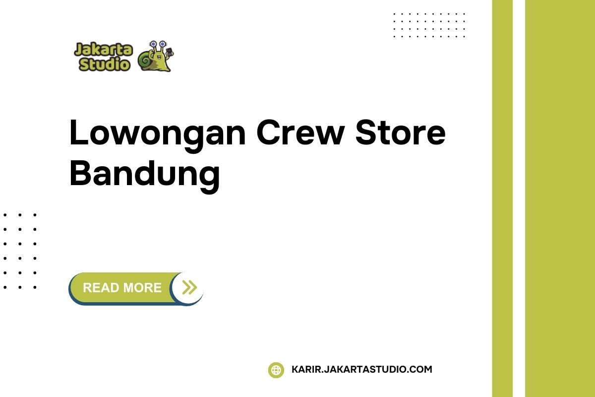 Lowongan Crew Store Alfamart Bandung