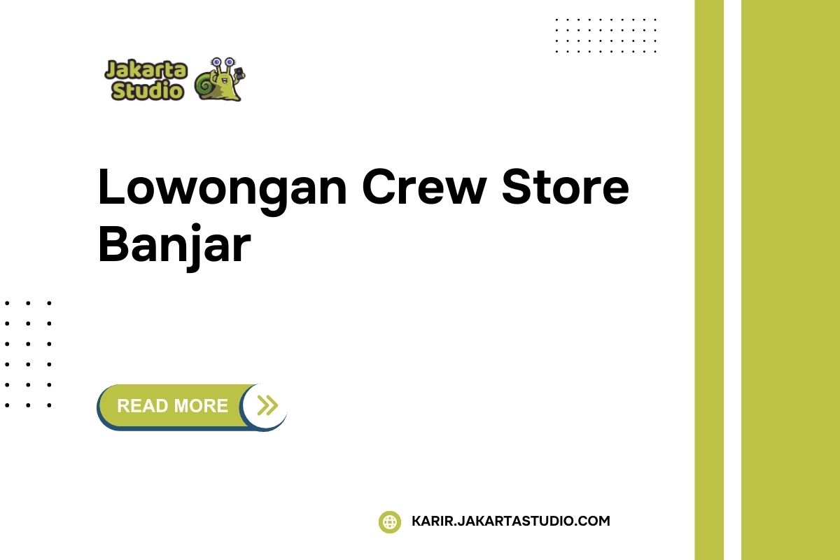 Lowongan Crew Store Alfamart Banjar