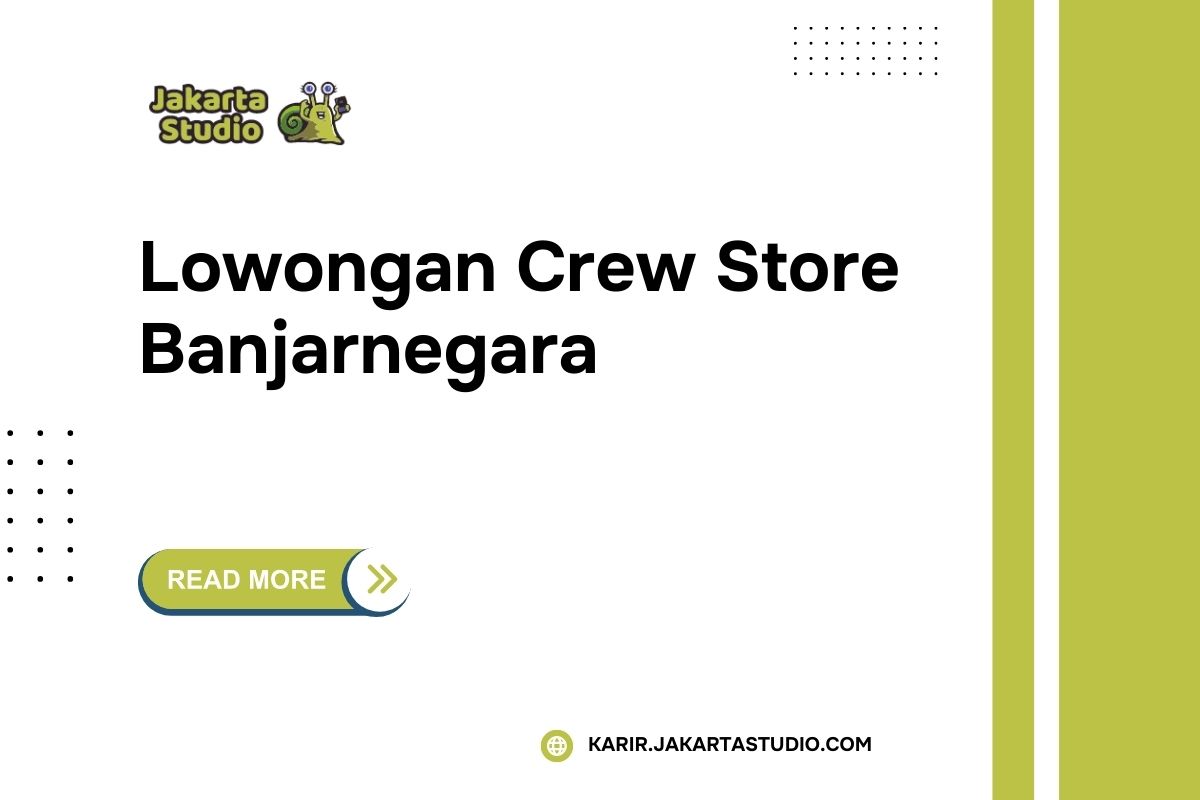 Lowongan Crew Store Alfamart Banjarnegara