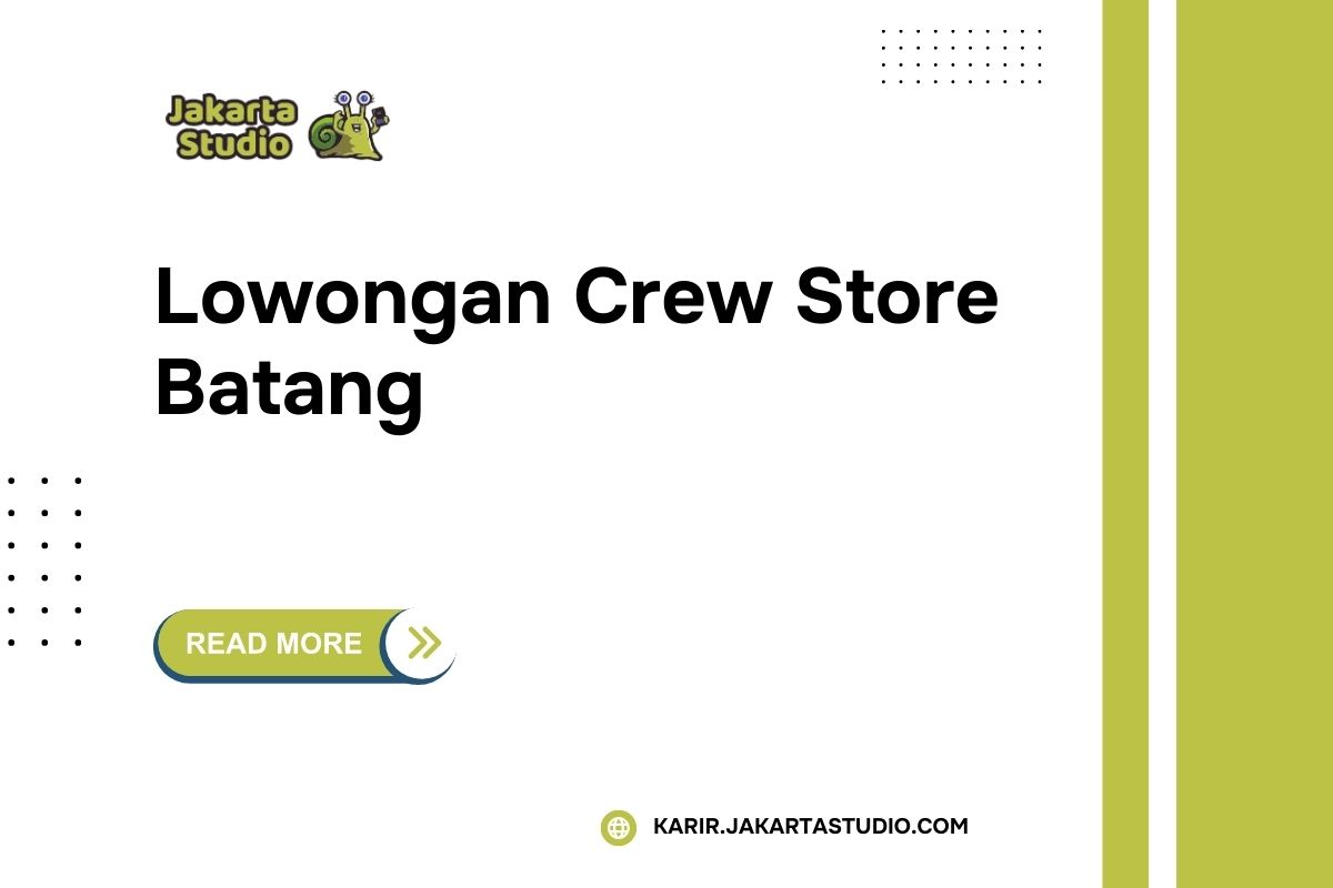 Lowongan Crew Store Alfamart Batang