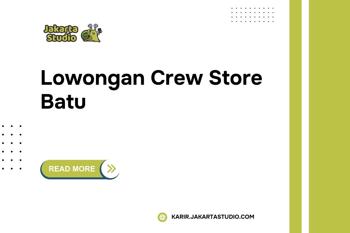 Lowongan Crew Store Alfamart Batu