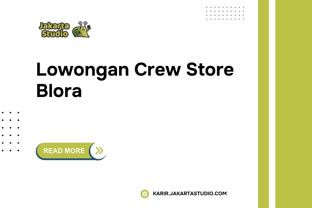 Lowongan Crew Store Alfamart Blora