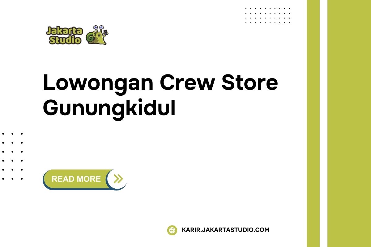 Lowongan Crew Store Alfamart Gunungkidul