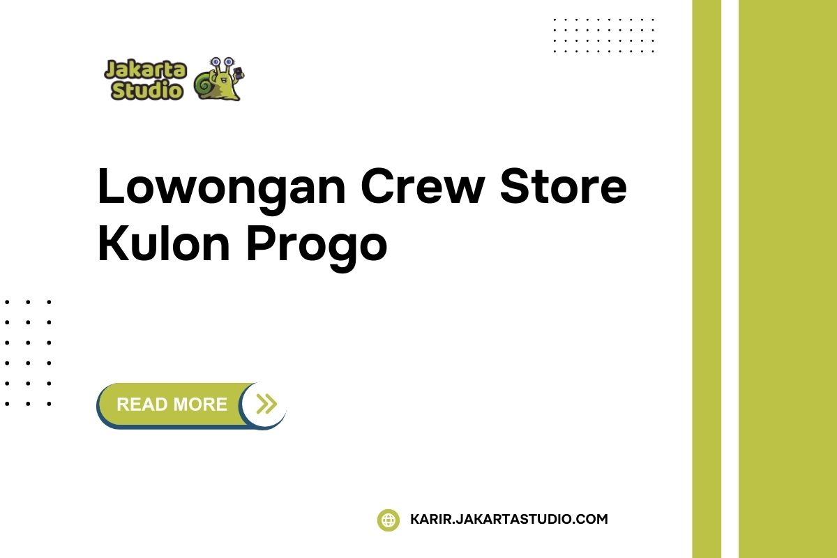 Lowongan Crew Store Alfamart Kulon Progo