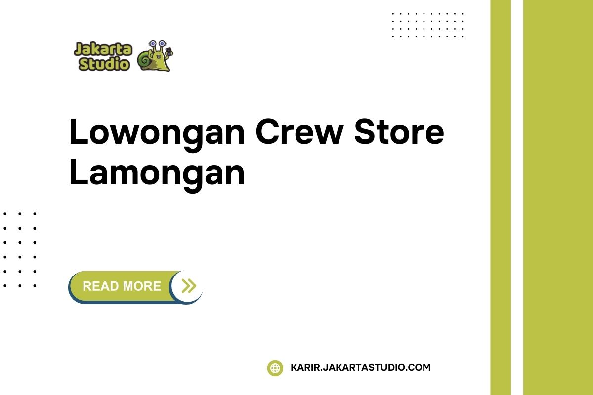 Lowongan Crew Store Alfamart Lamongan