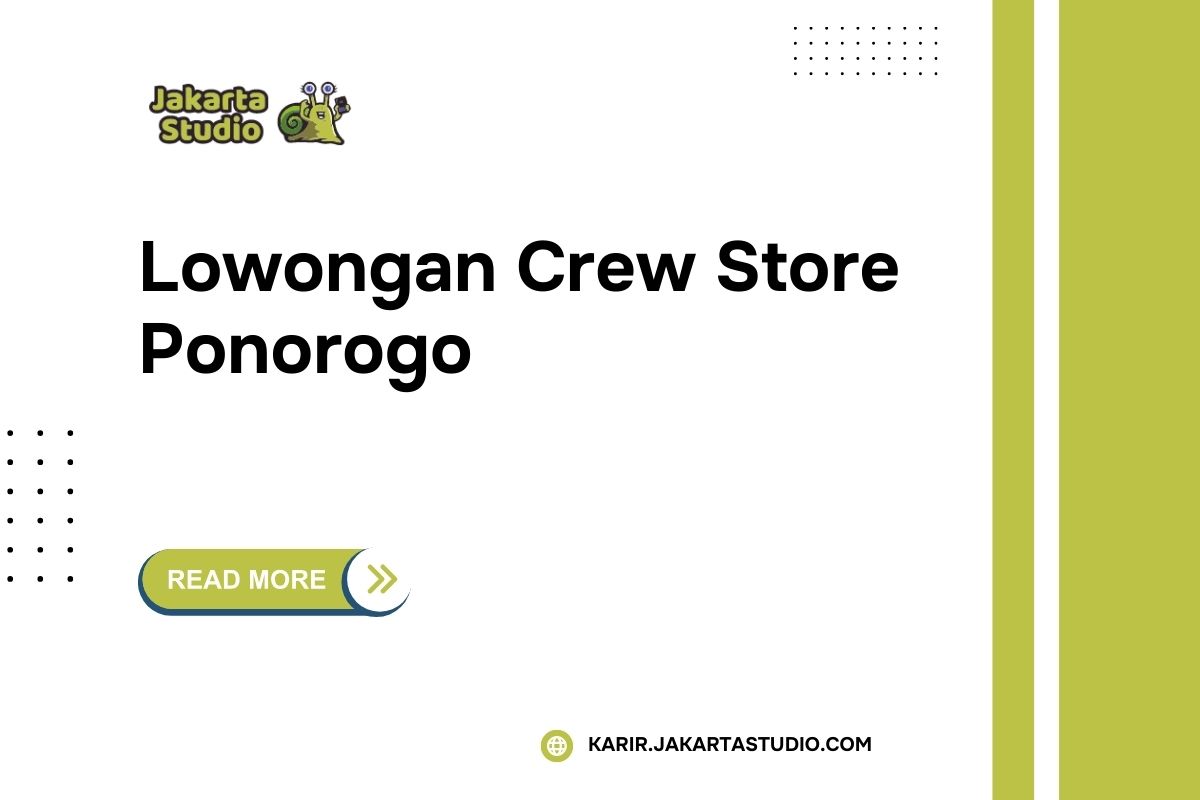 Lowongan Crew Store Alfamart Ponorogo