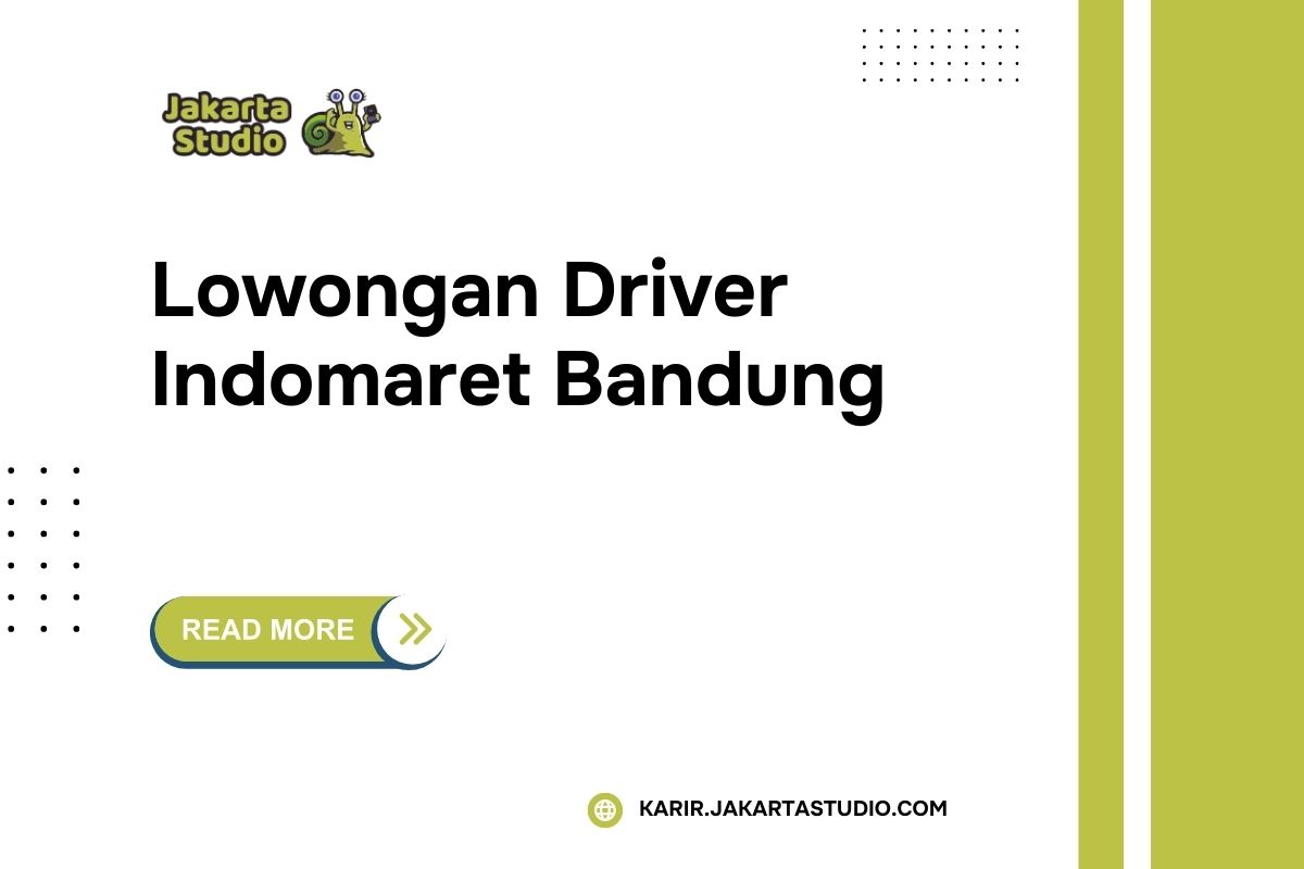 Lowongan Driver Indomaret Bandung