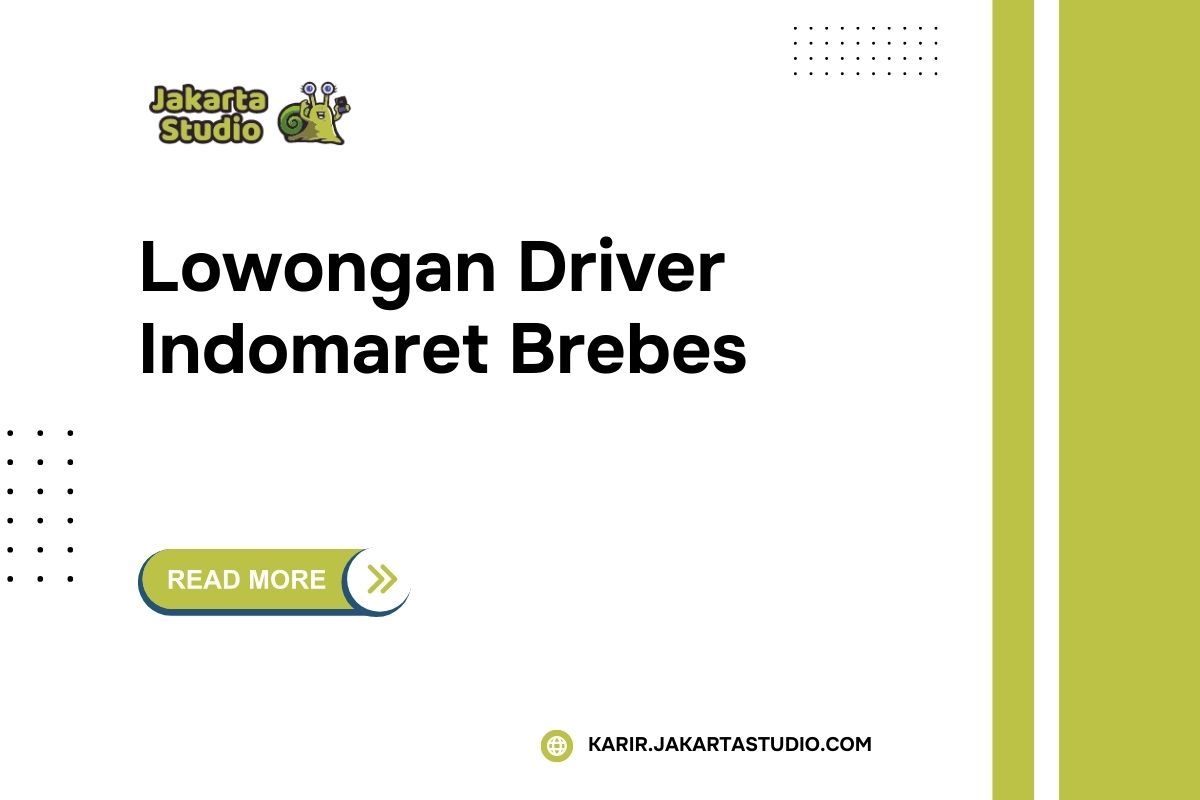 Lowongan Driver Indomaret Brebes