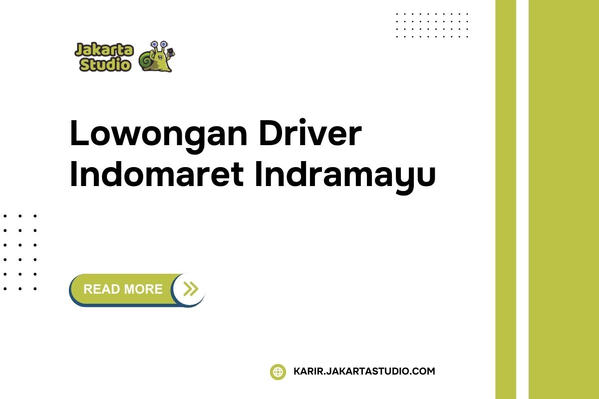 Lowongan Driver Indomaret Indramayu