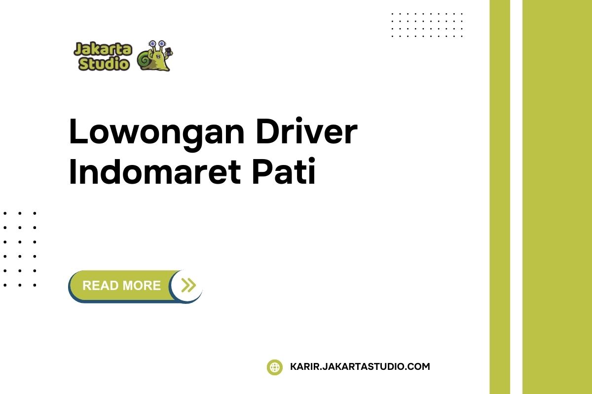 Lowongan Driver Indomaret Pati