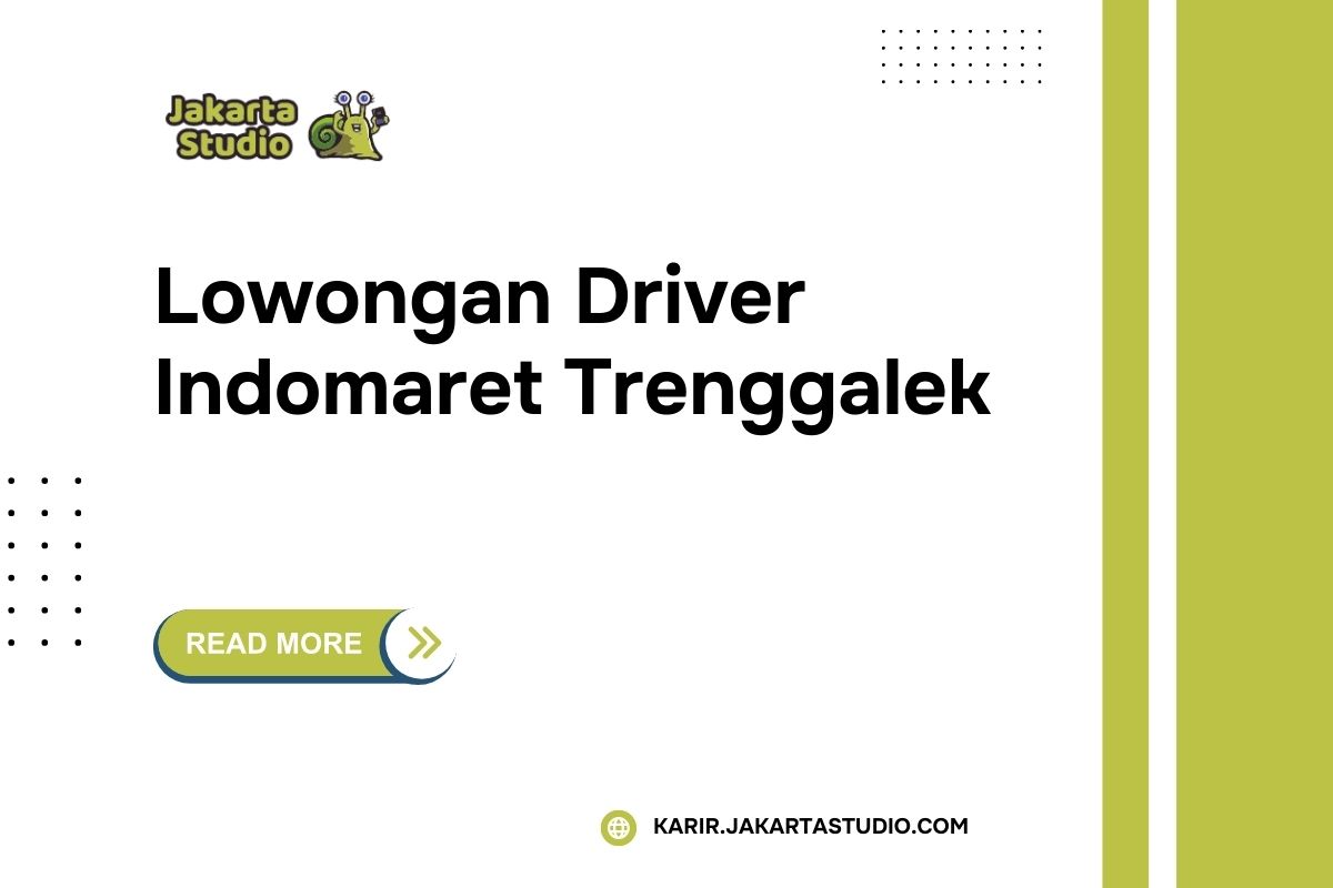 Lowongan Driver Indomaret Trenggalek