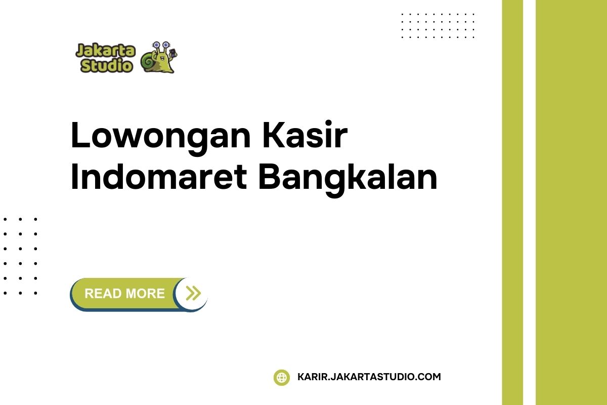 Lowongan Kasir Indomaret Bangkalan