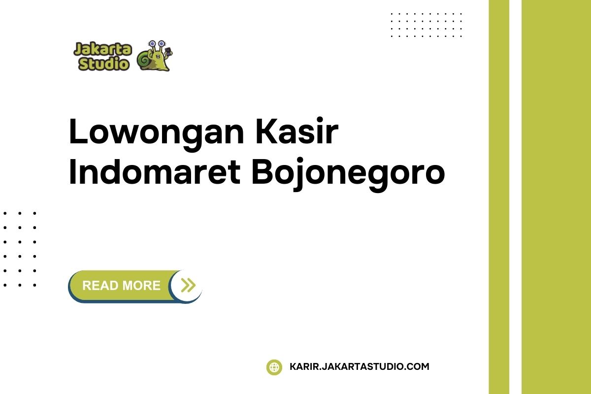 Lowongan Kasir Indomaret Bojonegoro