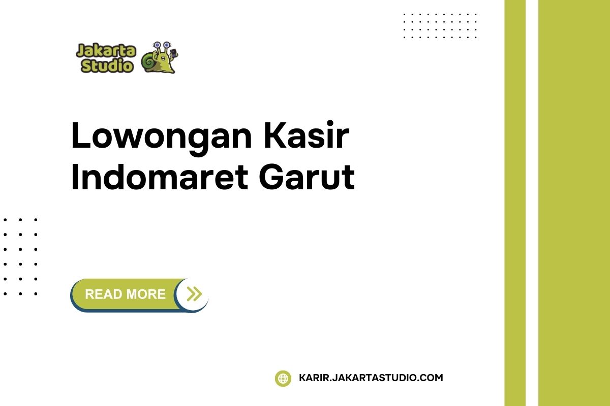 Lowongan Kasir Indomaret Garut