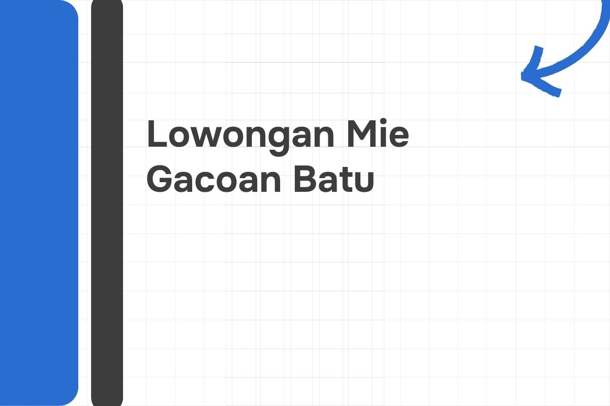 Lowongan Mie Gacoan Batu