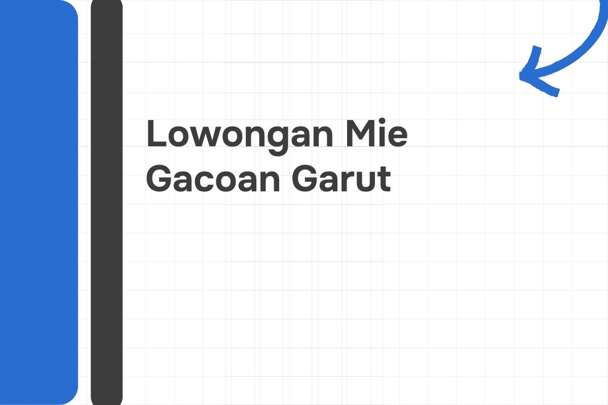 Lowongan Mie Gacoan Garut