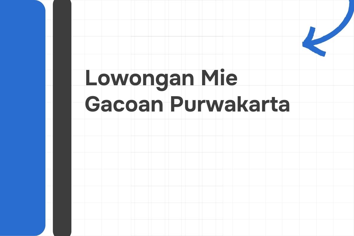 Lowongan Mie Gacoan Purwakarta