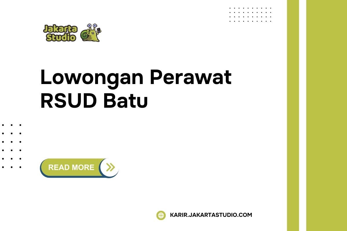 Lowongan Perawat RSUD Batu