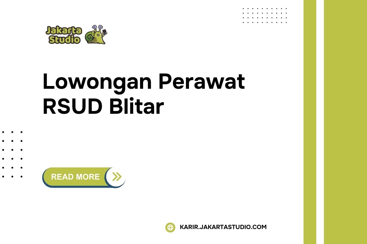 Lowongan Perawat RSUD Blitar