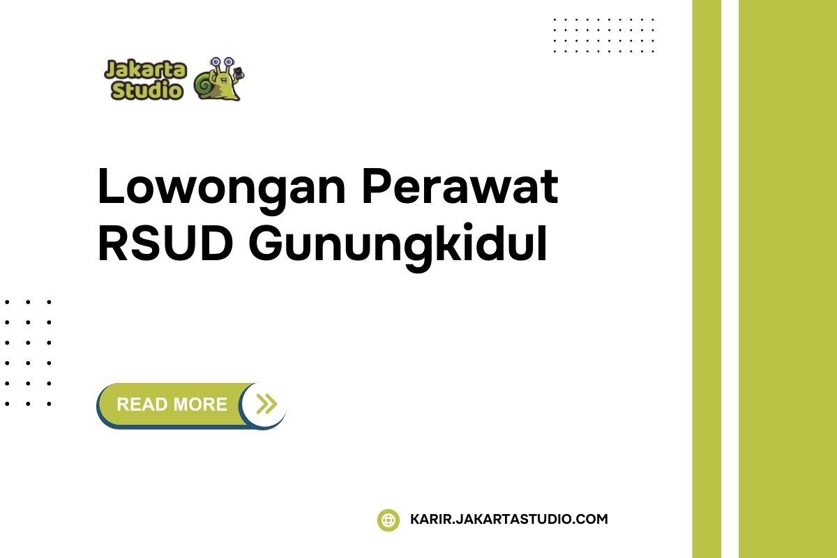 Lowongan Perawat RSUD Gunungkidul