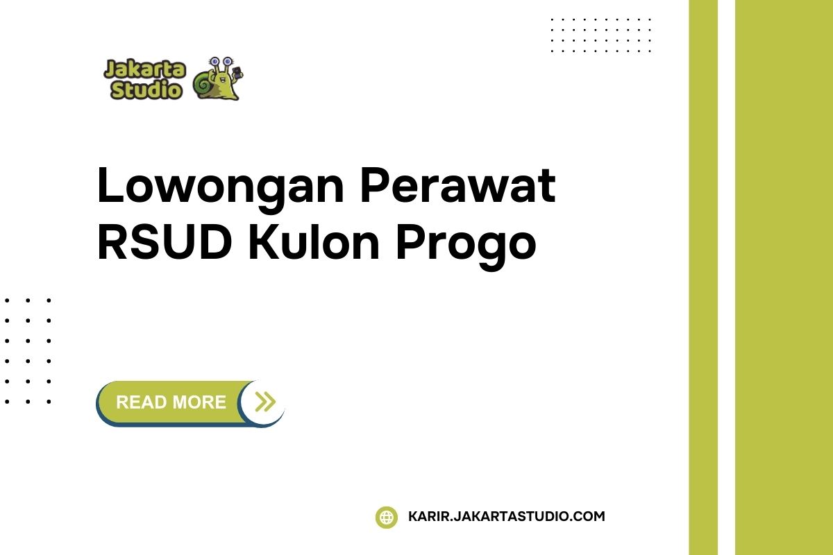 Lowongan Perawat RSUD Kulon Progo