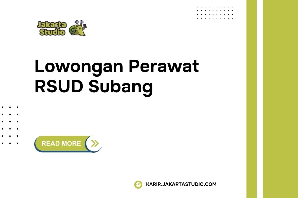 Lowongan Perawat RSUD Subang