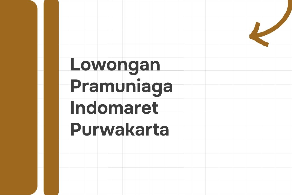 Lowongan Pramuniaga Indomaret Purwakarta