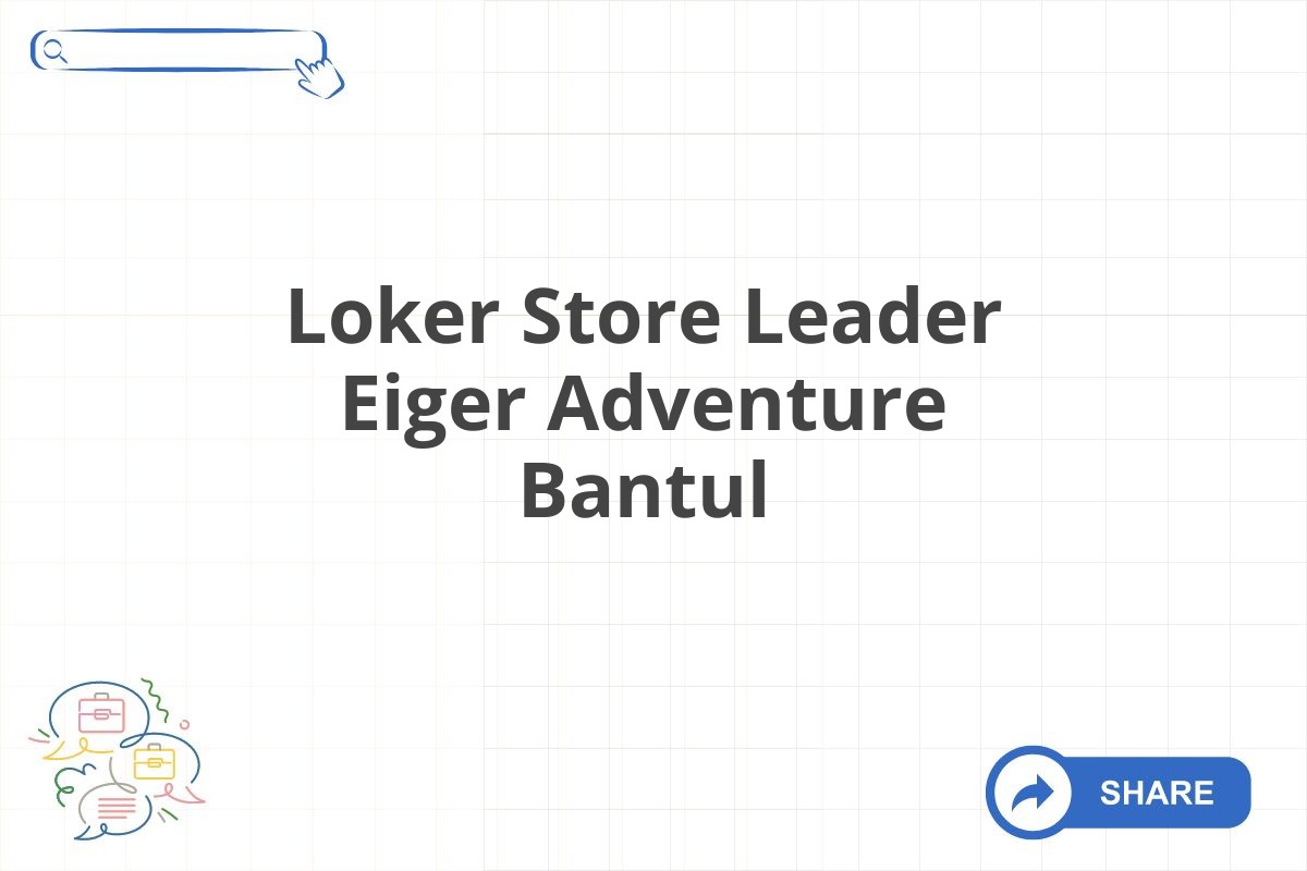 Loker Store Leader Eiger Adventure Bantul