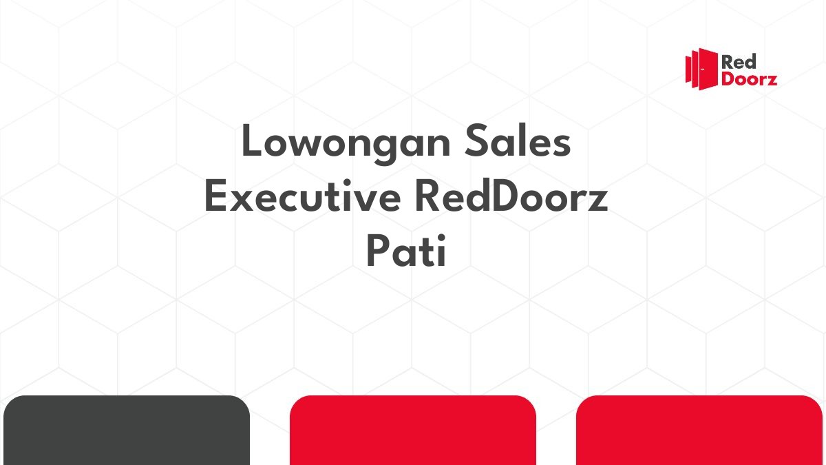 Lowongan Sales Executive RedDoorz Pati